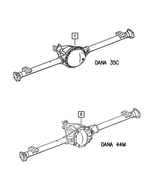 5086623AB - Rear Axle: Service Rear Axle for Mopar Image