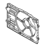 5QM121205P - Cooling System: Fan Shroud for Volkswagen: Golf, Golf SportWagen Image