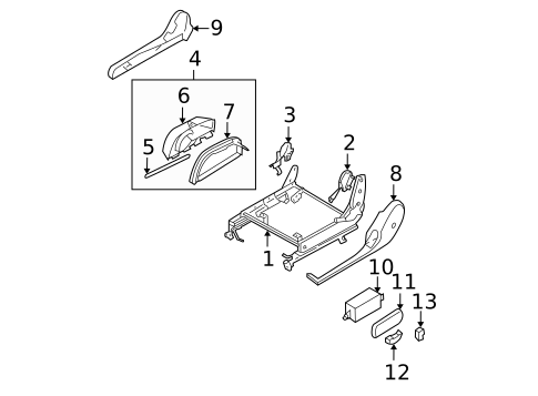 Tracks & Components for 2006 Nissan Quest #0