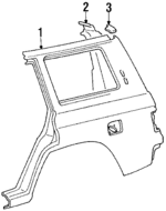MB593627 - Body: Outer Panel for Mitsubishi Image
