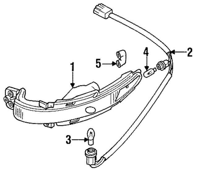 F32Z13200A - Electrical: Lens &amp; Housing for Ford: Probe Image