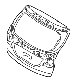 73700B8030 - Body: Lift Gate for Hyundai Image