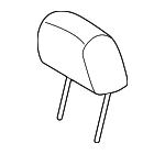 D2BZ54611A08EH - Body: Headrest for Ford Image image