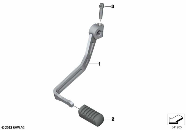 23417692232 - : Foot Shift Lever for BMW-Motorrad Image