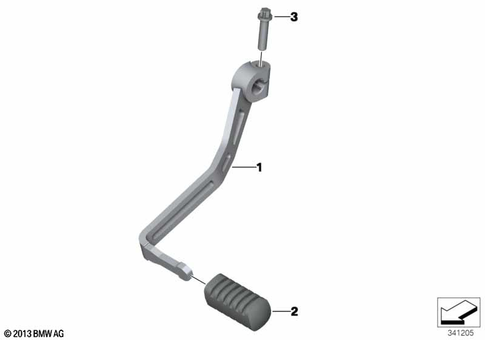Outside Shift-Control Components for 2017 BMW-Motorrad F 800 GS Adventure #0