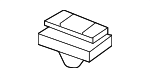 91512SELT01 - Body: Spoiler Assembly Clip for Honda Image