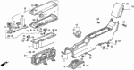 90021PL2000 - Interior/Bumper: BOLT, FLANGE (6X20) for Honda Image