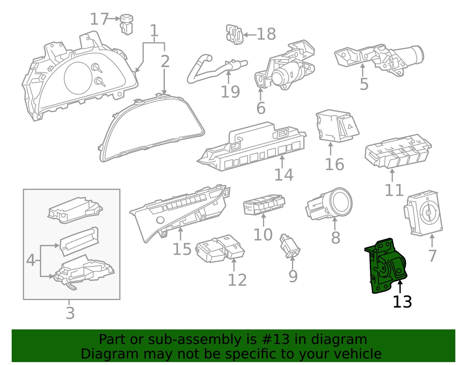 Lexus Switch 2019-2025 Lexus Switch 84390-06070 | OEM Parts Online