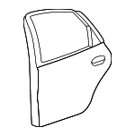 2F4Z5424631AA - Body: Door Shell for Ford: Taurus | Mercury: Sable Image