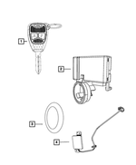68217656AB - : Blank With Transmitter Key for Mopar Image