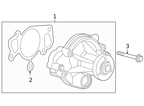 Water Pump for 2009 Land Rover Range Rover #1