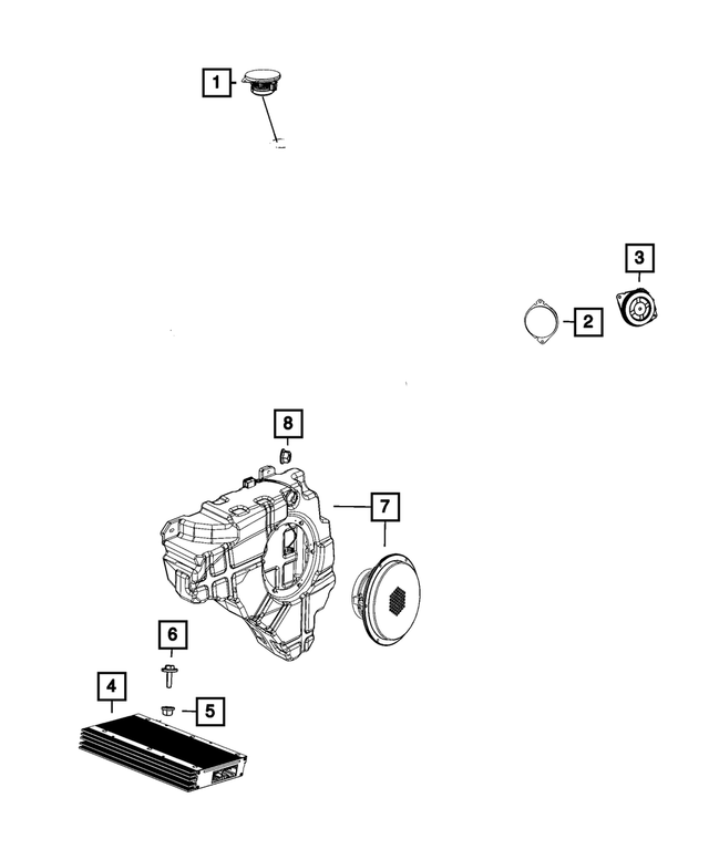 « 68217143AC – Electrical : Amplificateur pour Mopar Image »