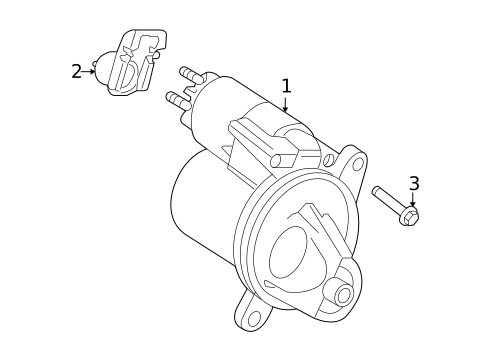 Starter & Related Components for 2010 Ford Mustang #0