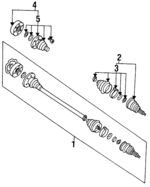 1HM407273A - Suspension: Axle Assembly for Volkswagen: Golf, Jetta Image