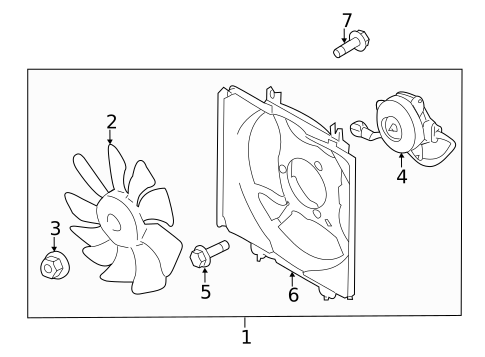 Condenser Fan for 2008 Subaru Impreza #0