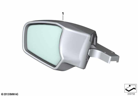 Mirrors, Trim, Storage Compartments for 2021 BMW-Motorrad R 1250 RT #1