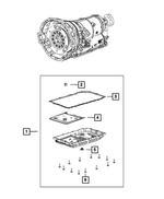 68261506AA - 8HP90; 8-Speed; Automatic Transmission: Fill Plug for Mopar Image