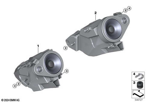 Loudspeaker for 2025 BMW-Motorrad R 1300 RT #0