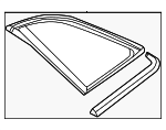 8Y5845297MNVB - Body: Quarter Glass for Audi Image