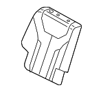 89460S1020YKM - Body: Seat Back Cover for Hyundai: Santa Fe Image