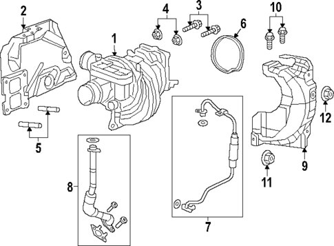 Turbocharger & Components for 2024 Dodge Hornet #0
