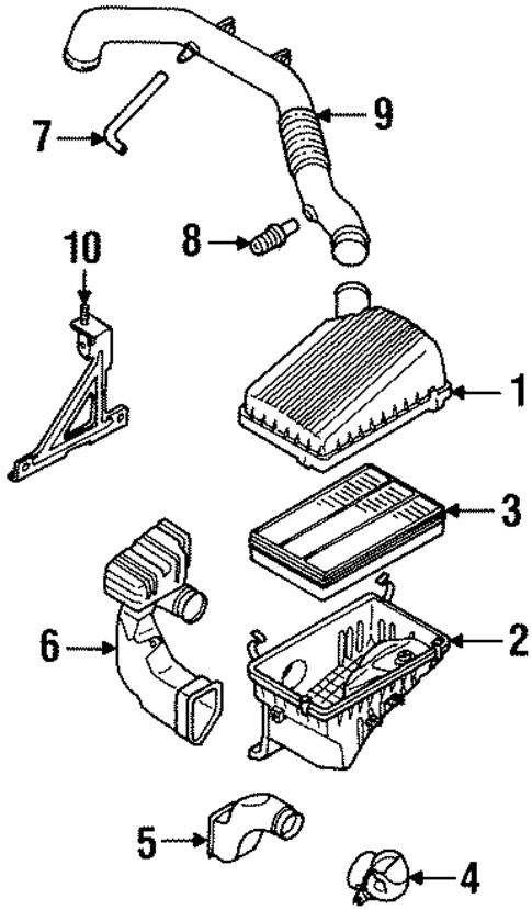 Air Intake for 2003 Isuzu Rodeo #0