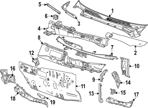 Cowl for 2025 Chevrolet Silverado EV #0