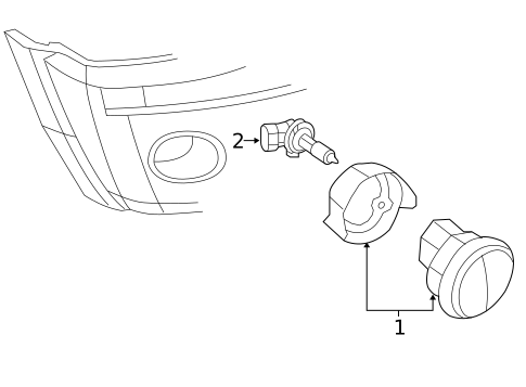 Fog Lamps for 2009 Jeep Compass #0