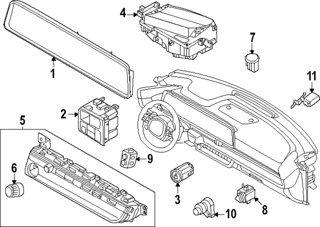 93530KL000YFE - : Mirror Switch for Hyundai Image