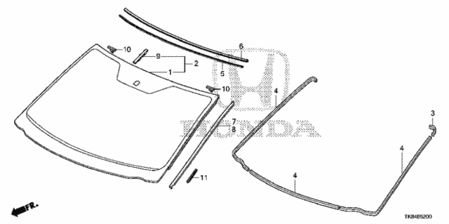 Front Windshield for 2015 Honda Odyssey #0