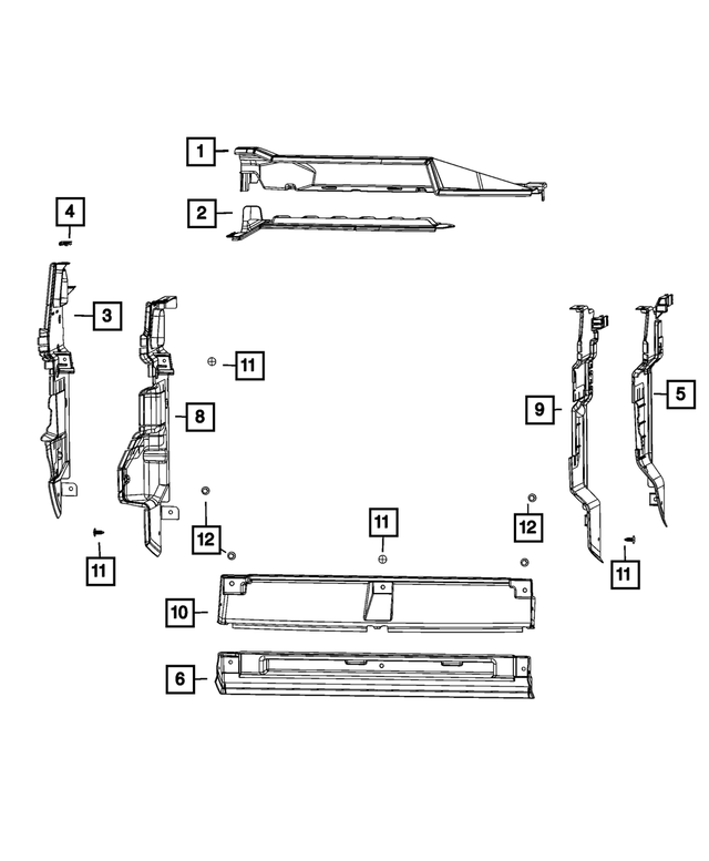 « 68453537AA –  : Latéral Ecran pour Mopar Image »