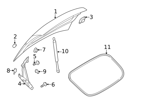 Lid & Components for 2014 Audi TT Quattro #0