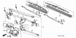 90126SM4000 - Electrical/Exhaust/Heater/Fuel: BOLT-WASHER (6X32) for Honda Image