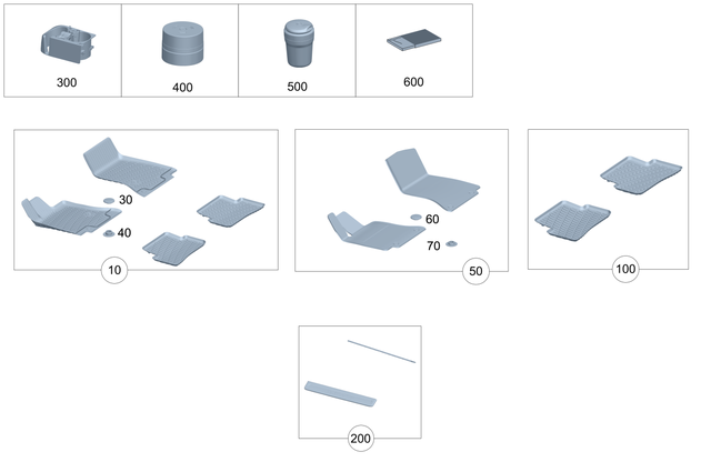 9983877 - Interior Equipment: Snap Fastener for Mercedes-Benz Image