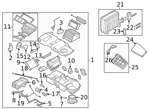 Temperature Controls & Related Components for 2004 Suzuki Verona #0