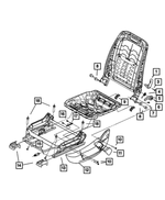1AR671DDAA - Interior Trim: Lumbar Handle for Mopar Image