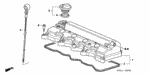 90011RNAA00 - Engine: BOLT, HEAD COVER for Honda Image