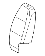 1Q0881775A - Body: Seat Back Pad for Volkswagen: Eos Image