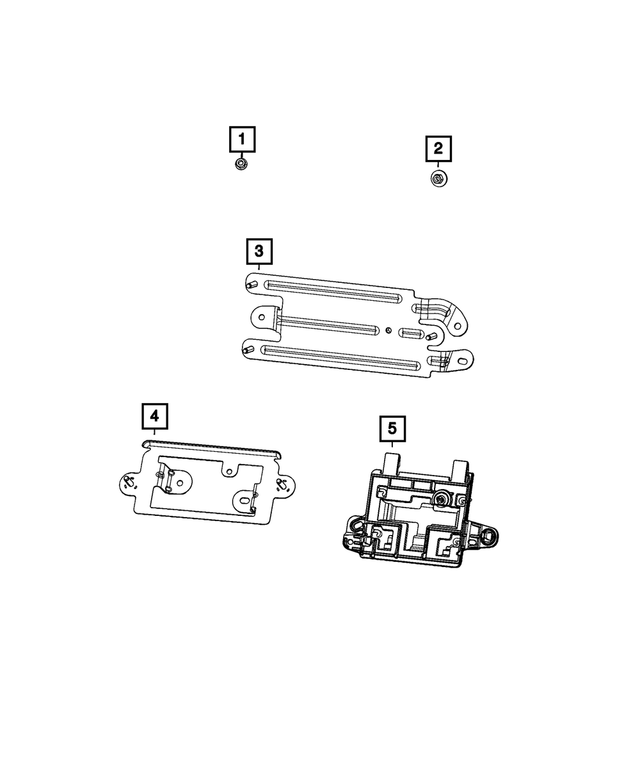 6102612AA - Electrical: Hex Nut And Washer for Mopar Image