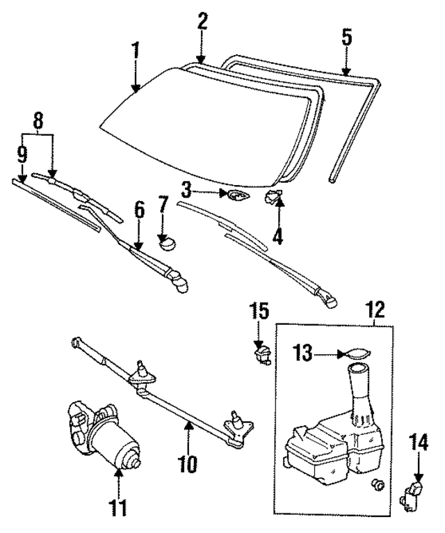 8515016450 - : Wiper Transmission for Toyota Image