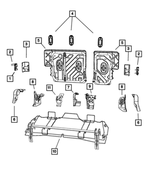 68092960AB - : Rear Seat Back Frame, Right for Mopar Image