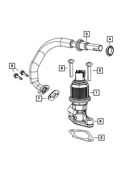 EGR System for 2008 Dodge Ram 1500 #0