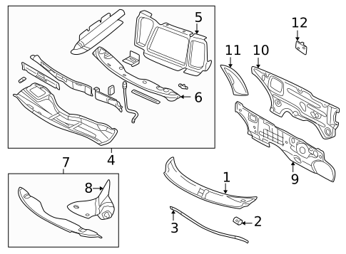 Cowl for 2003 Dodge Neon #0