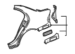 2116301021 - Body: Quarter Panel for Mercedes-Benz Image