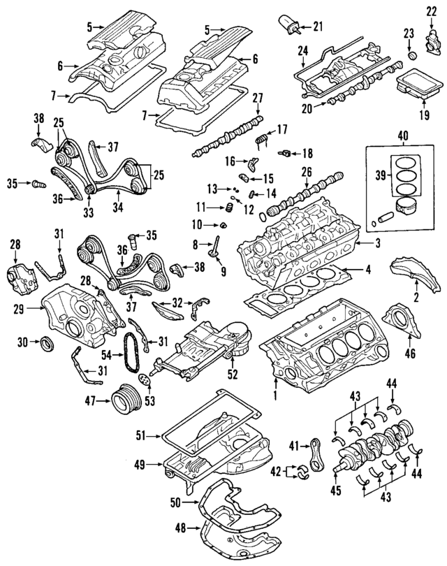 11110302206 - Engine: Cylinder Block for BMW Image