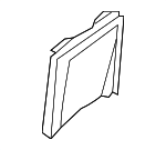 76972EA002 - Body: Escutcheon for Nissan Image