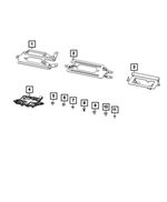4672845AA - Electrical: Night Vision Processing Module Bracket for Jeep: Grand Cherokee, Grand Cherokee L Image