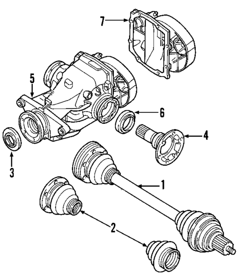 Axle Shafts & Joints for 2008 BMW 128i #0