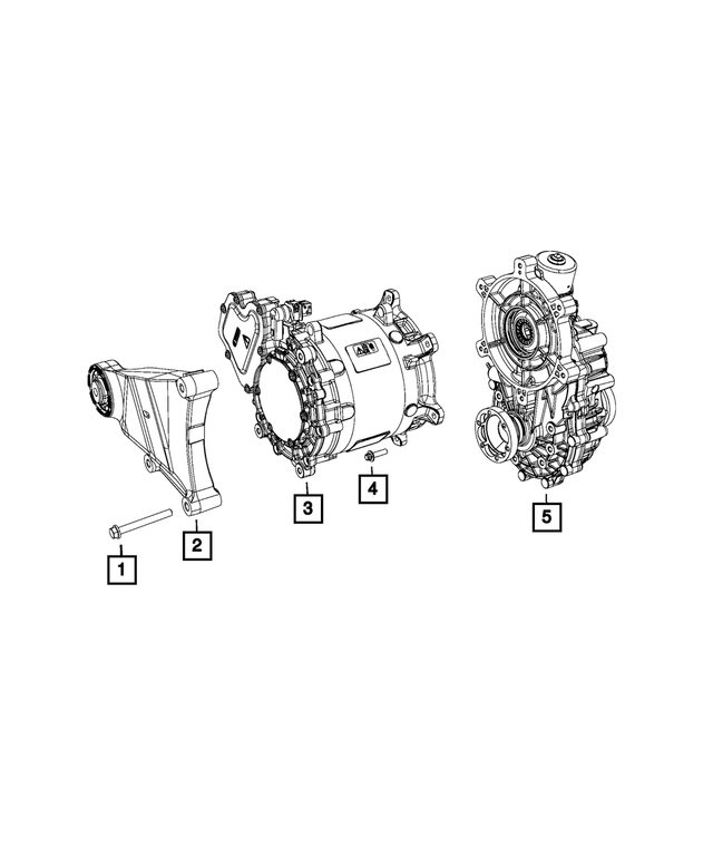 6101999 - Battery Electric Vehicle Motor: Hex Head Screw And Washer for Mopar Image