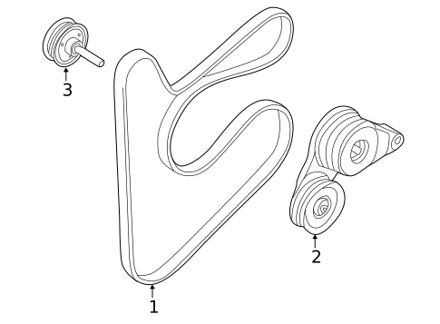Belts & Pulleys for 2019 Kia Forte #0